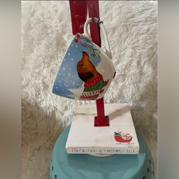 Dachshund Christmas Holiday mug, large and adorable by Portobello bone china NWT - Picture 9 of 11